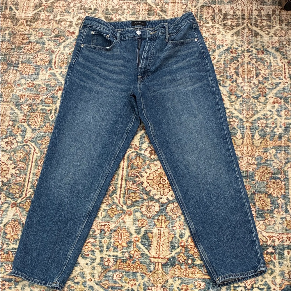 Free Assembly Stylish Blue Straight women’s Jeans size 14